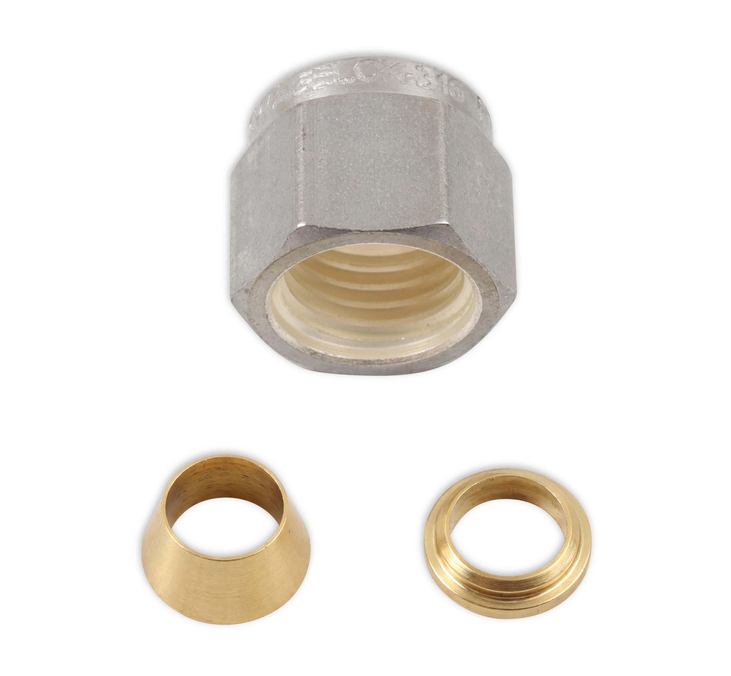 Racepak Weldment Nut &Amp; Ferrule 1/4 - 800-TX-NF4