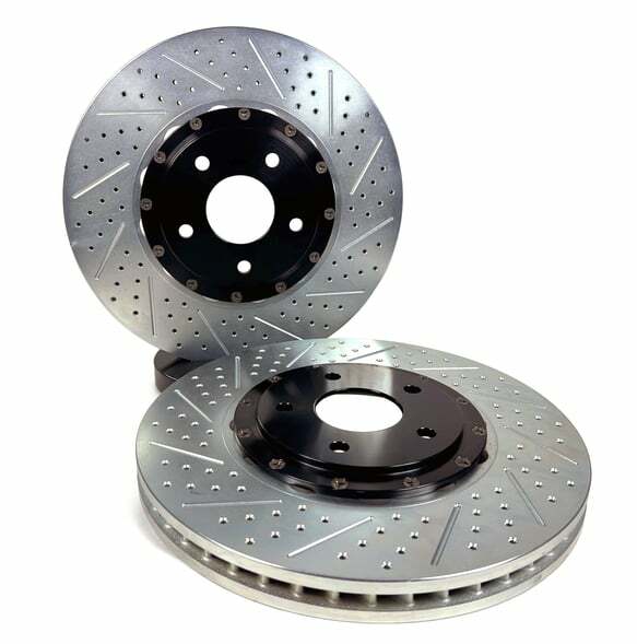 Baer Brakes Eradispeed+ Rear 2-Piece Performance Brake Rotors (2024-2026 Mustang GT Premium / Dark Horse / EcoBoost Premium) - 2262031