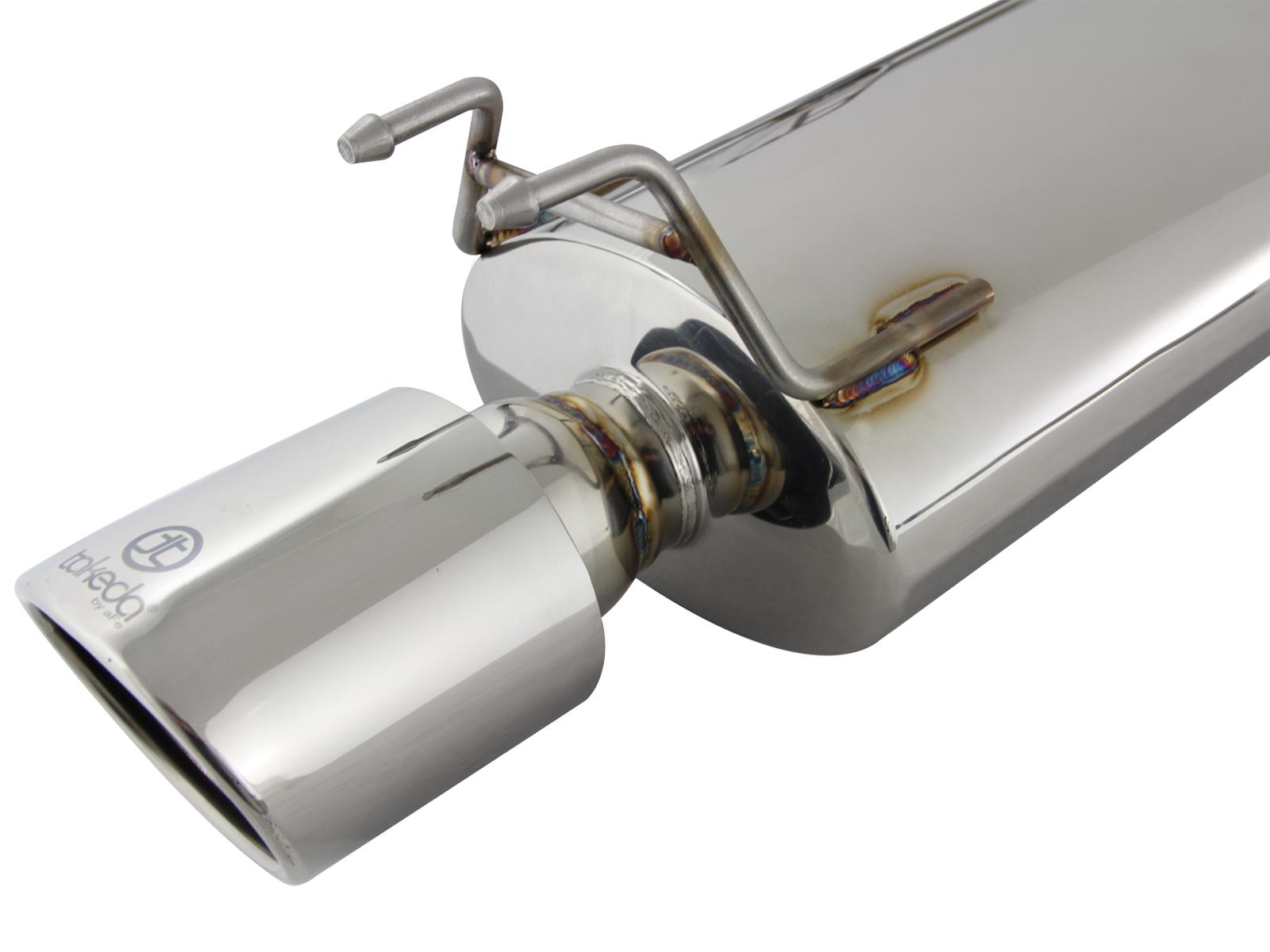 AFE Takeda 2-1/2 IN to 1-3/4 IN 304 Stainless Steel Cat-Back Exhaust w/ Polish Tips (2013-2017 Accord) - 49-36605