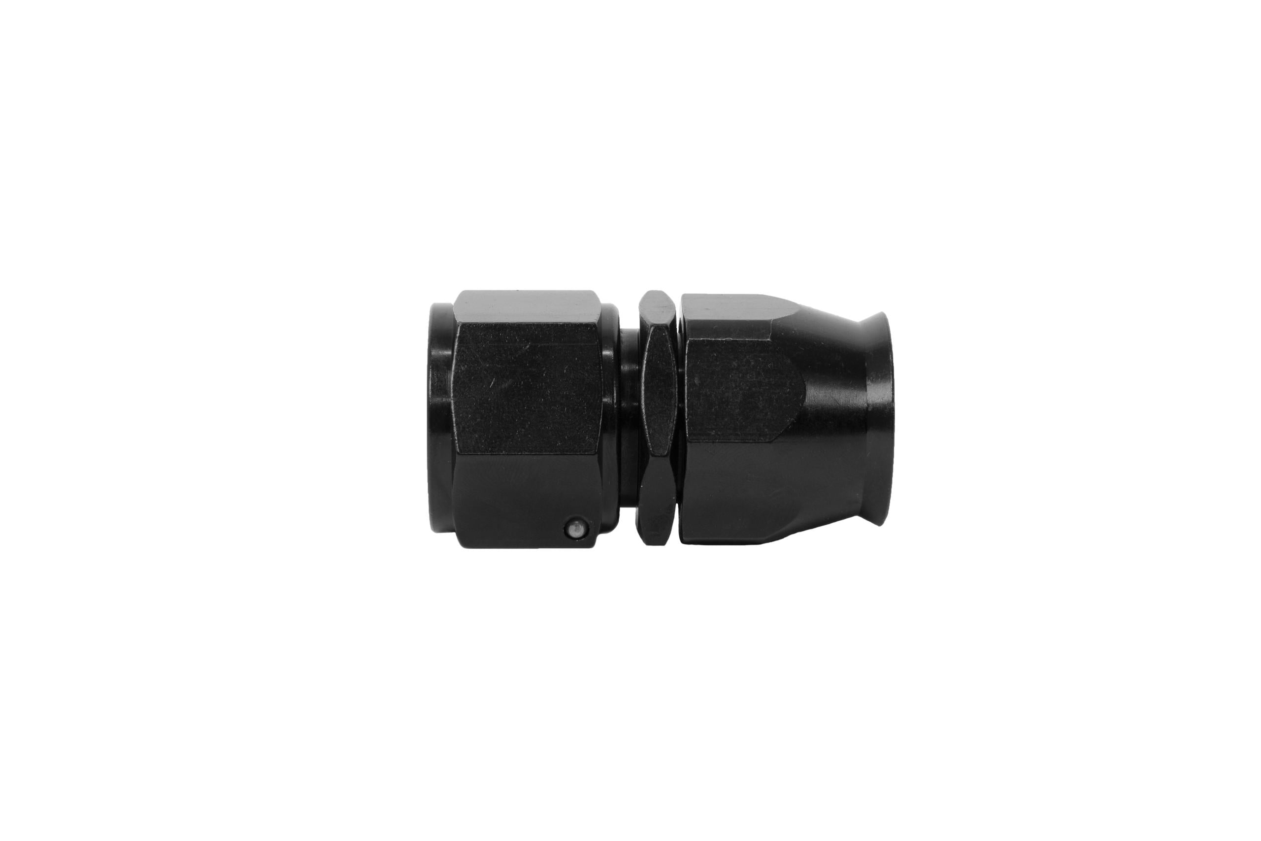 Aeromotive Hose End, Ptfe, Black Anodized, Fitting Angle: Straight - 15359