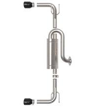 aFe Takeda 2.5" 304 Stainless Steel Axle-Back Exhaust System - Black Tip (2019-2022 Mazda 3 2.5L) - 49-37023-B
