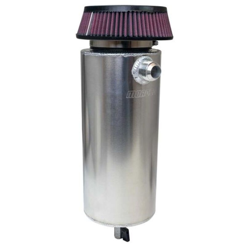 Moroso Breather Tank, Catch Can, 6" Diameter, Single -16AN Inlet, Aluminum - 85754