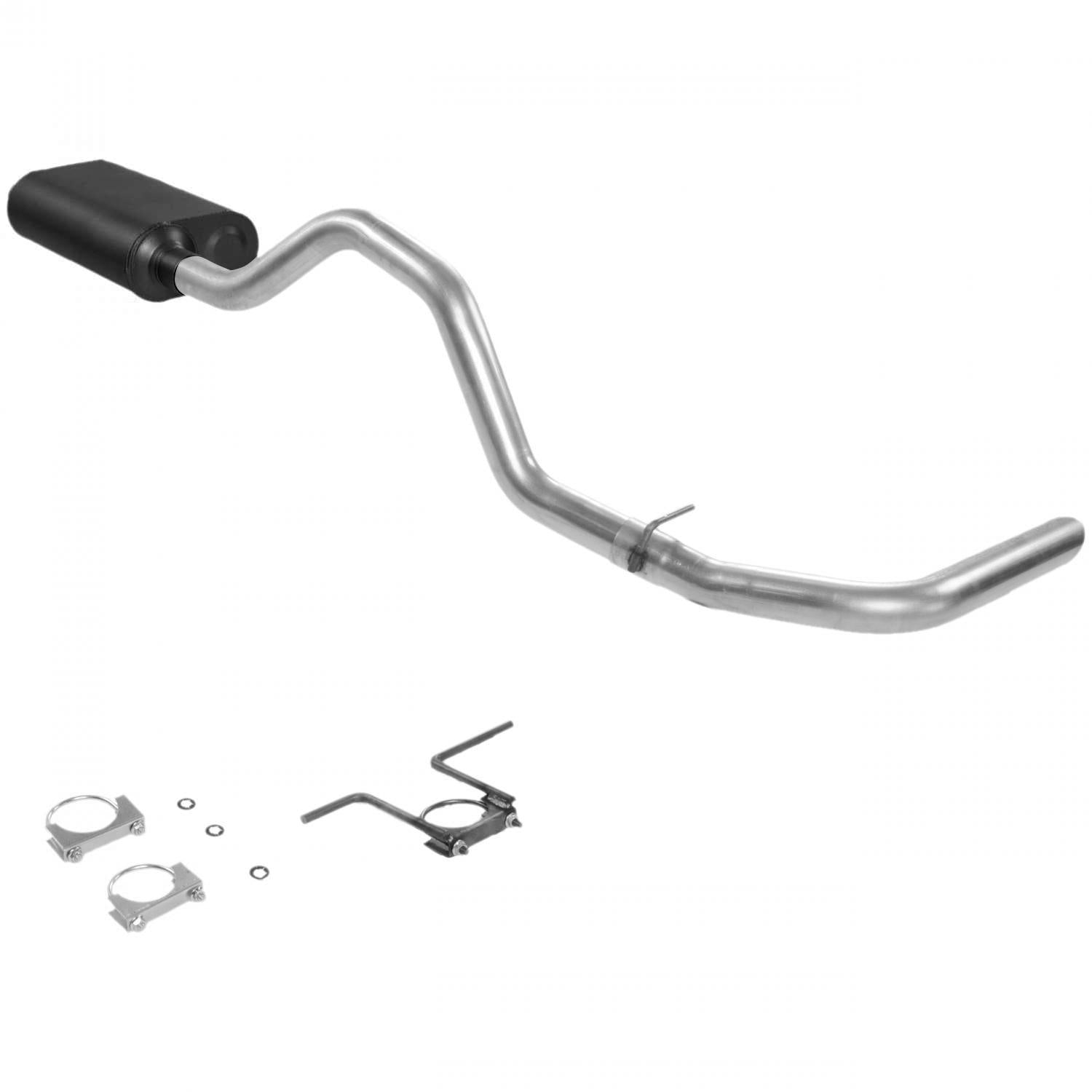 Flowmaster Cat-back System - Single Side Exit - Force II - Mild Sound