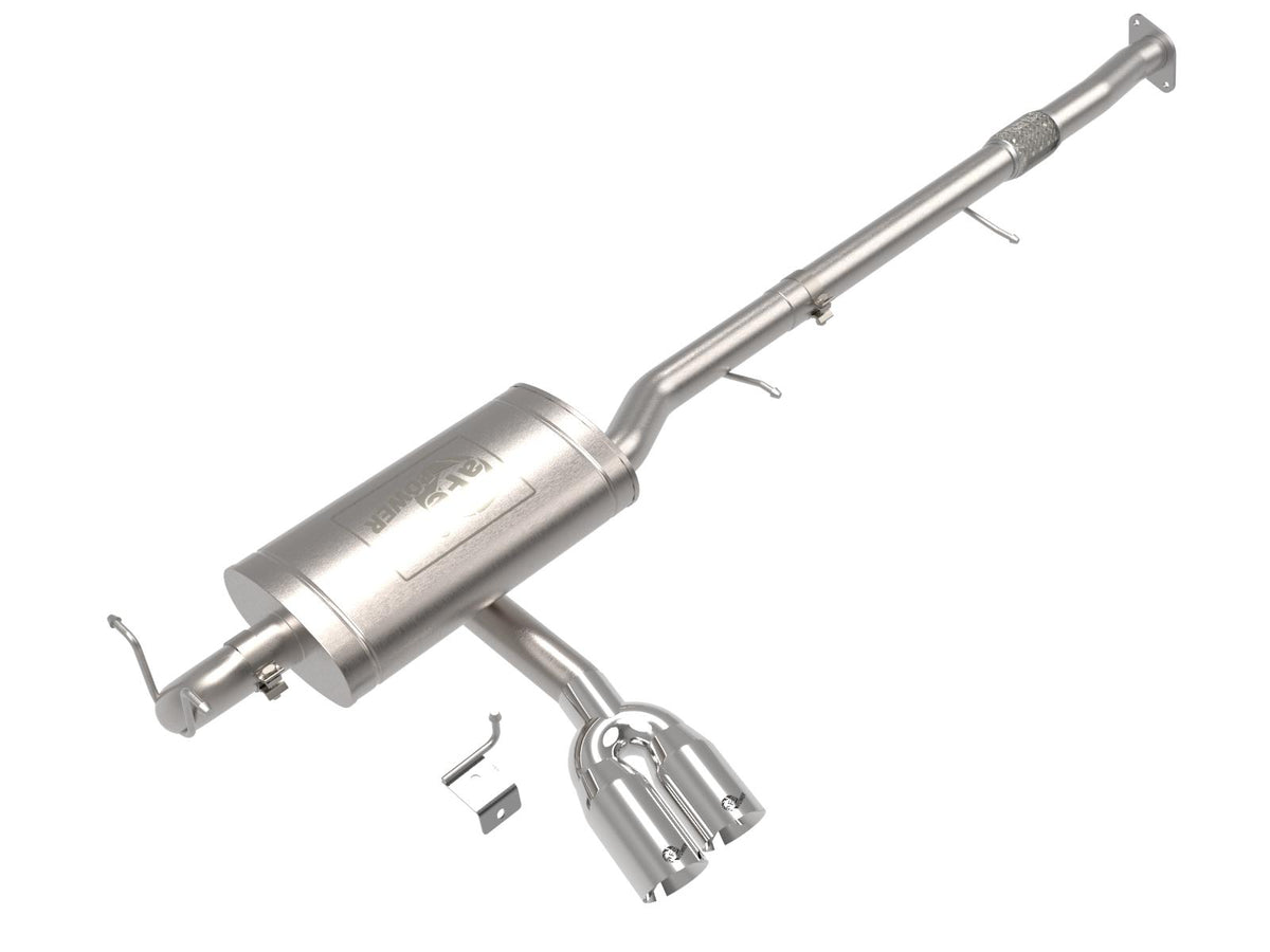 AFE Rebel Series 3 IN 304 Stainless Steel Cat-Back Exhaust System w/Polished Tip (2023-2024 Colorado , Canyon) - 49-34142-P