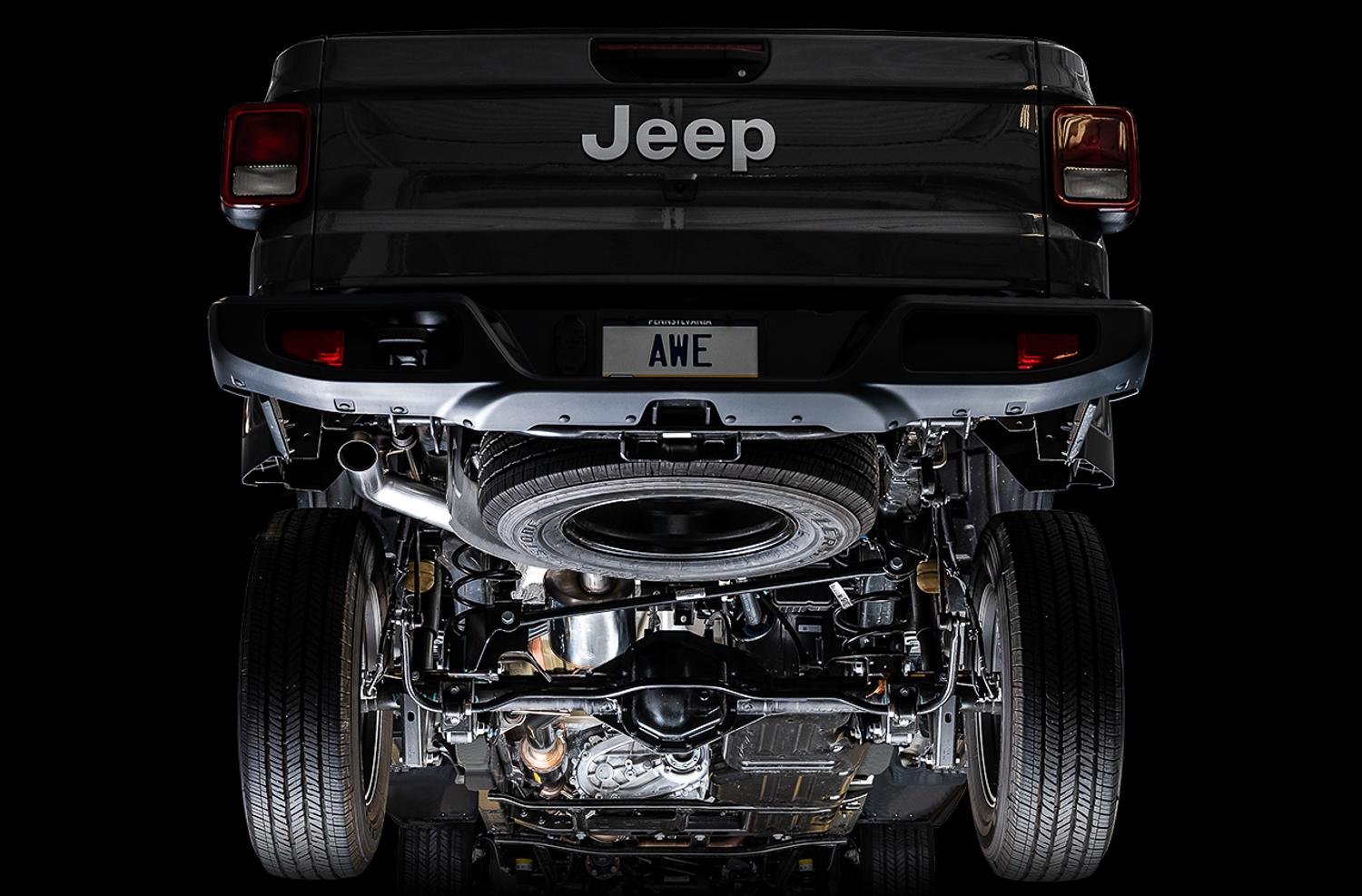 AWE Trail Edition Catback for Jeep JK/JKU 3.6L - 3015-21007