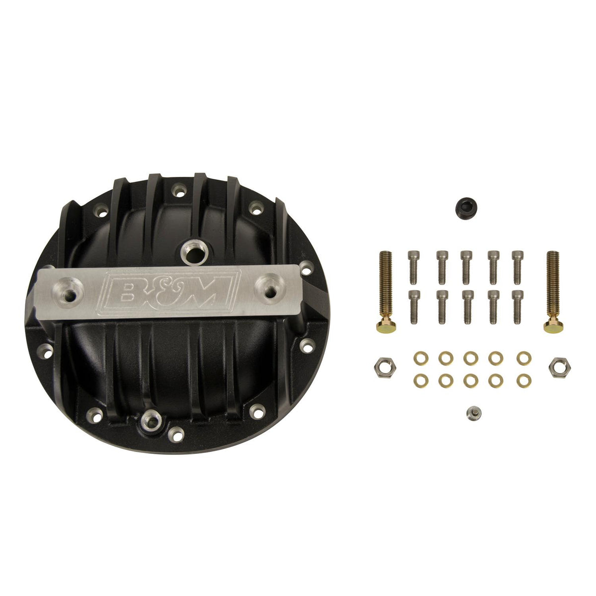 B&M 71502 Diff Cover-Black,Gm 8.2, 8.5 & 8.6 10 Bolt Cast Alum.