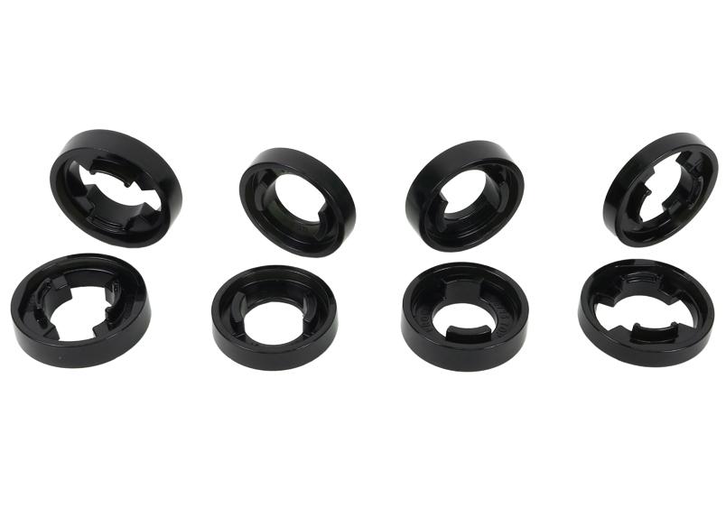 Whiteline Performance Subframe Mount Bushing Inserts Installs Into Voiding Of Original Front And Rear Bushings Reduces Axle Tramp Whiteline (2015-2020 Mustang) - KDT943