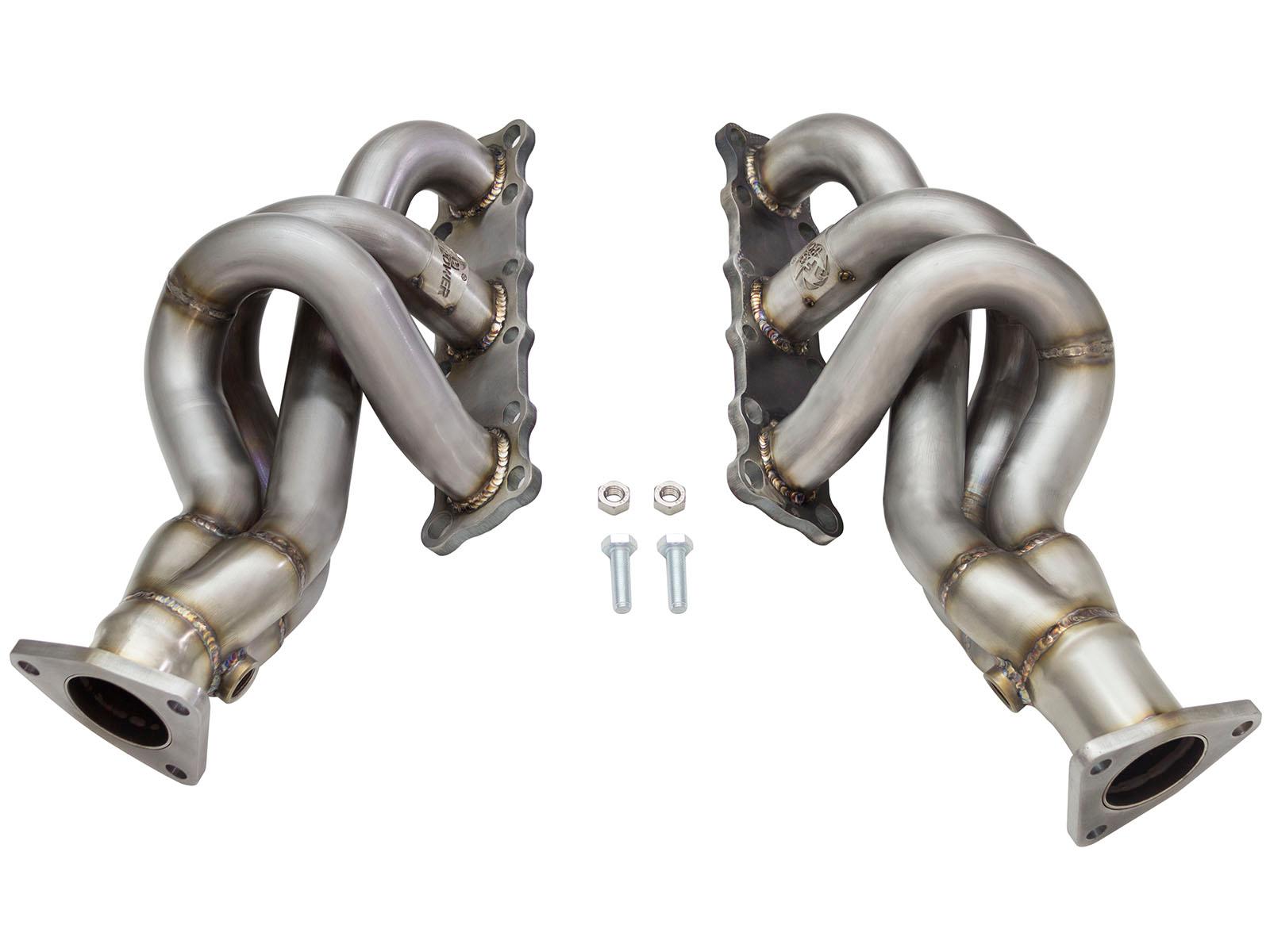 AFE Twisted Steel 304 Stainless Steel Short Tube Header (Nissan 350Z /Infiniti G35 03-06 V6-3.5L) - 48-36103