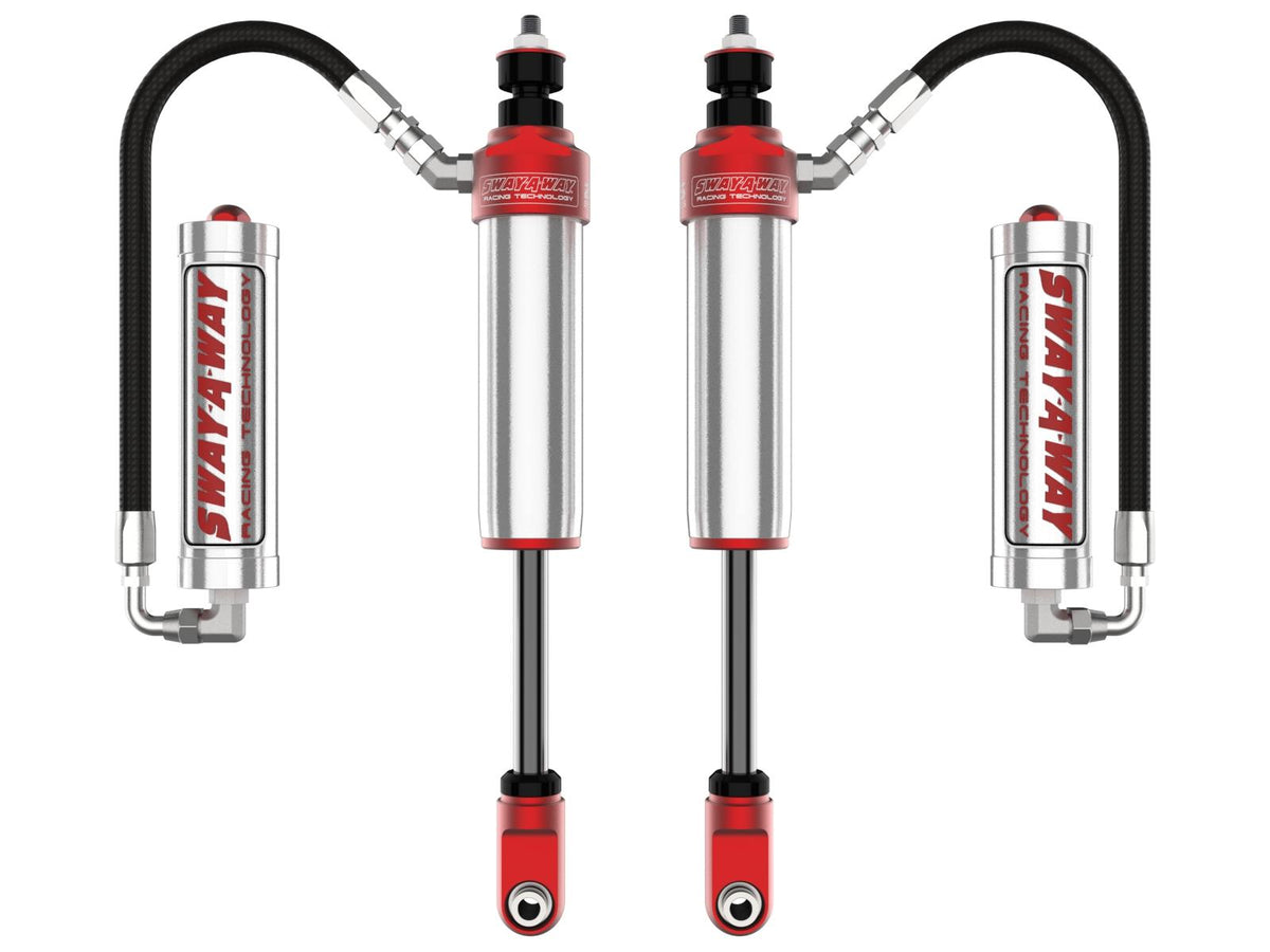 AFE Sway-A-Way 2.5 Front Shock Kit w/ Remote Reservoirs for 0-1.5 IN Lifts (2017-2024 F-250 Super Duty , F-350 Super Duty) - 301-5600-14