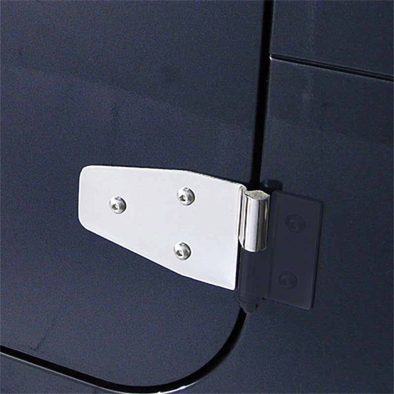 Rugged Ridge Door Hinge Kit Stainless Steel; 87-06 Jeep Wrangler Yj/Tj - 11113.02