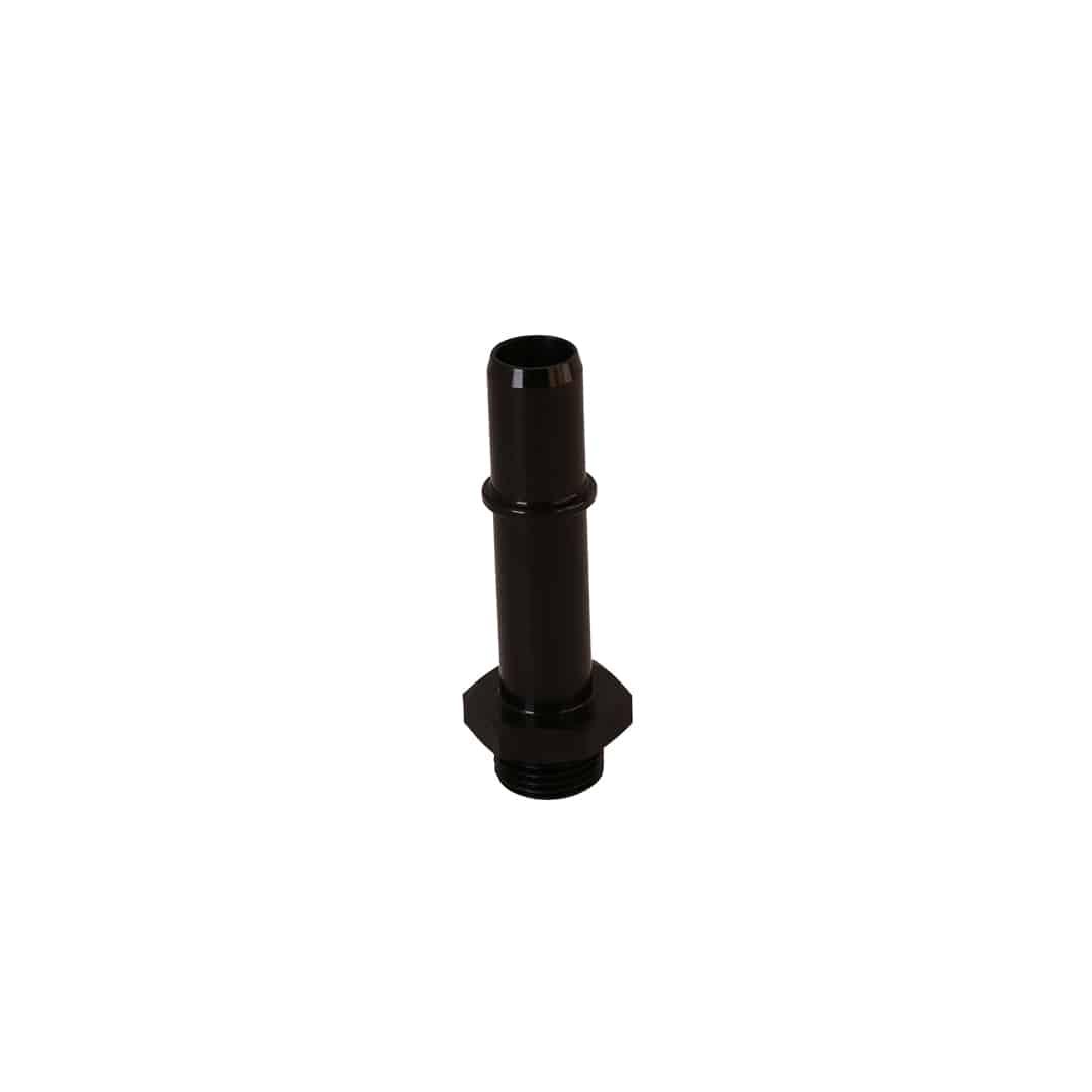 Aeromotive Adapter, Male 5/8 Quick Connect to Male AN-08 ORB, Straight. Direct Port Adapter for any AN-08 ORB port to convert to 5/8" Male Quick Connect. - 15134