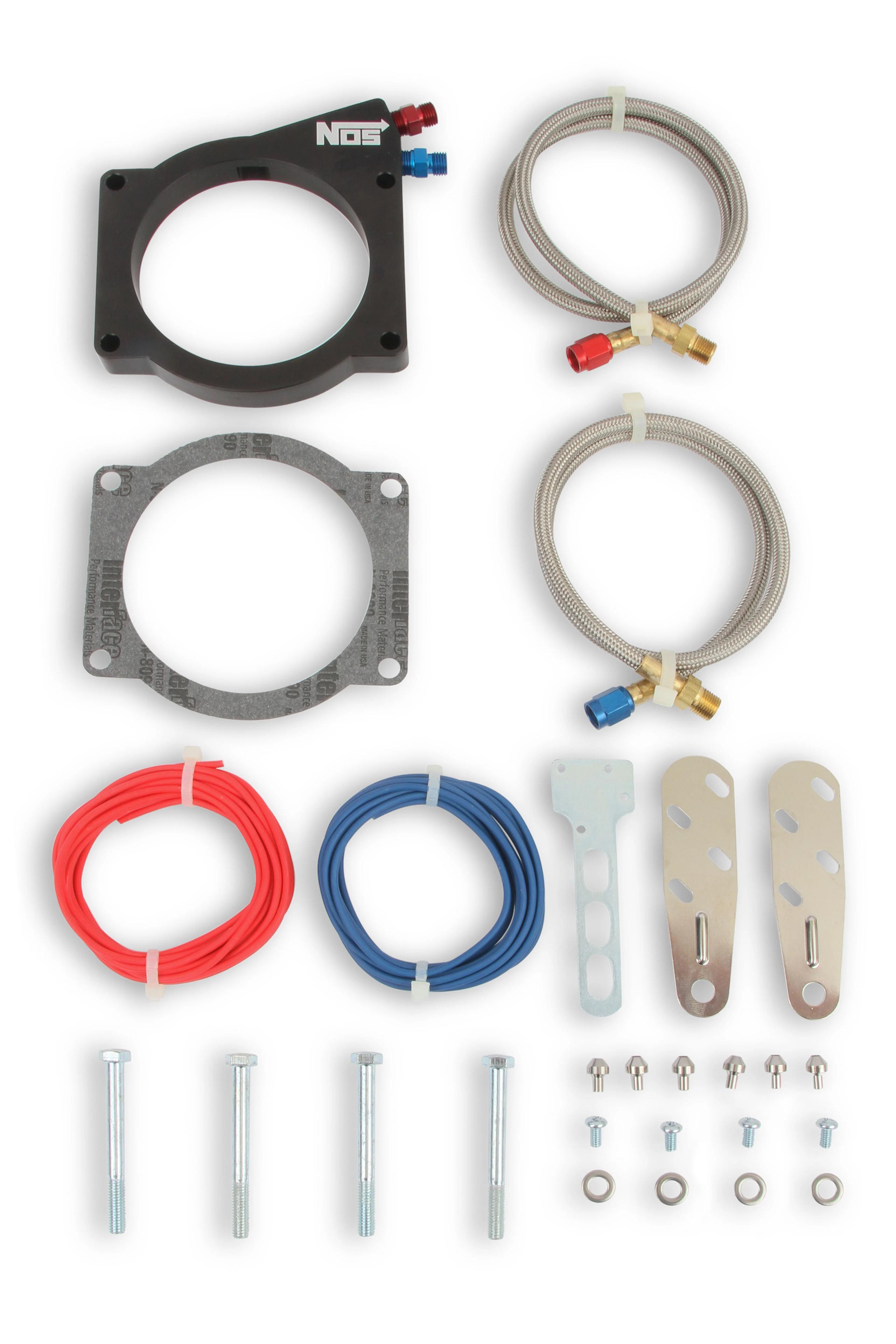 Nos 07163NOS Sniper Plate Kit, 90Mm Gm Ls, 4-Bolt