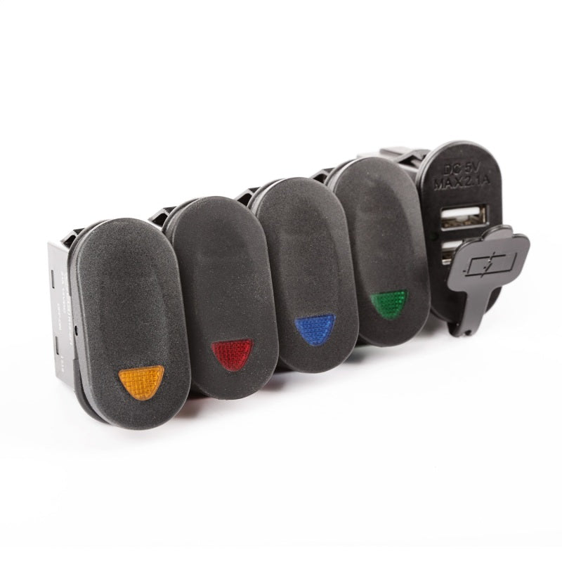 Rugged Ridge Switch Panel Kit Lower; 11-18 Jeep Wrangler Jk/Jku - 17235.84