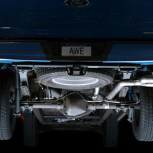 AWE 0FG 3" Dual Side Exit Catback Exhaust - 4.5" Diamond Silver Tips 2021-2025 F-150 2.7L / 3.5L / 5.0L) - 3015-23059