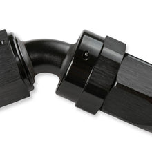 Mr. Gasket -6 AN 45 Degree Swivel Hose End - Black.  - 224506-BL