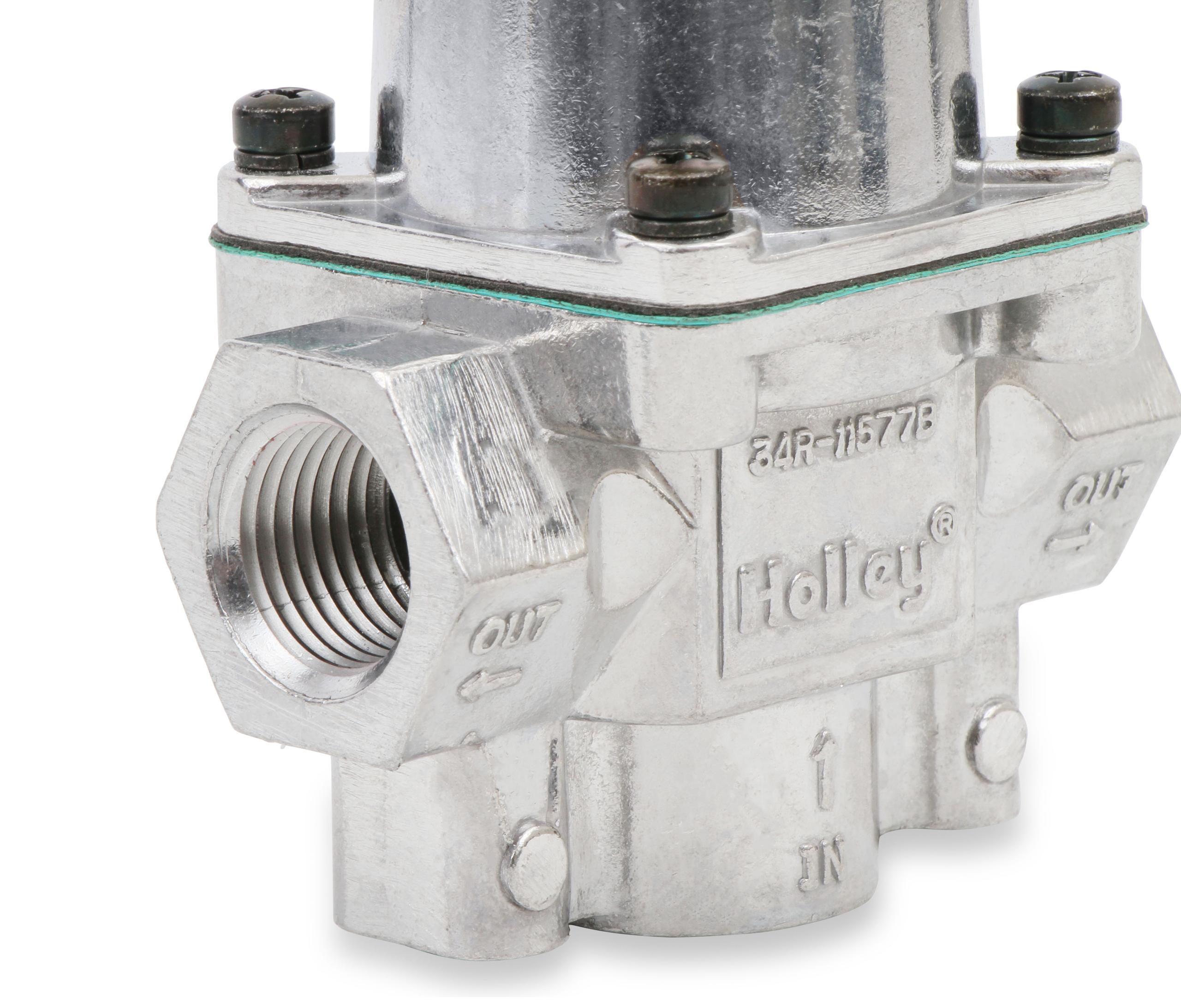 Holley Carbureted Fuel Pressure Regulator.  - 12-704