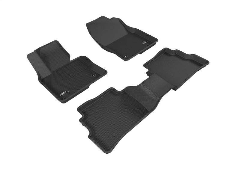 3D MAXpider 2017-2020 Mazda CX-5 Kagu 1st & 2nd Row Floormats - Black