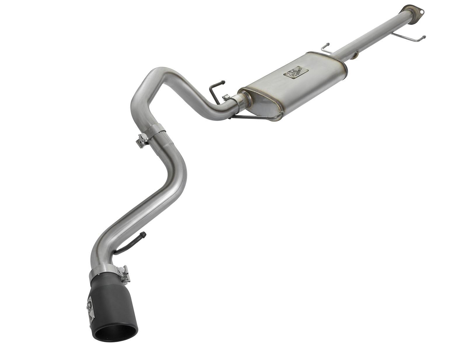 AFE MACH Force-Xp 2-1/2in 409 Stainless Steel Cat-Back Exhaust System w/Black Tip (2007-2014 FJ Cruiser) - 49-46027-B
