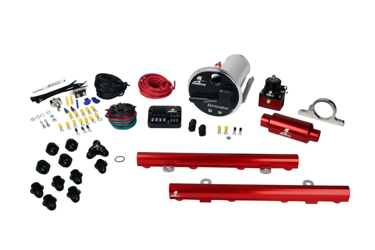 Aeromotive 17341 07-12 Shelby GT500 Stealth Eliminator Street System with 5.0L 4-V Fuel Rails