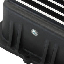 aFe POWER Transmission Pan Black w/ Machined Fins (2011-2021 F-250 Super Duty, F-250 Super Duty, F-350 Super Duty, F-350 Super Duty) - 46-70182