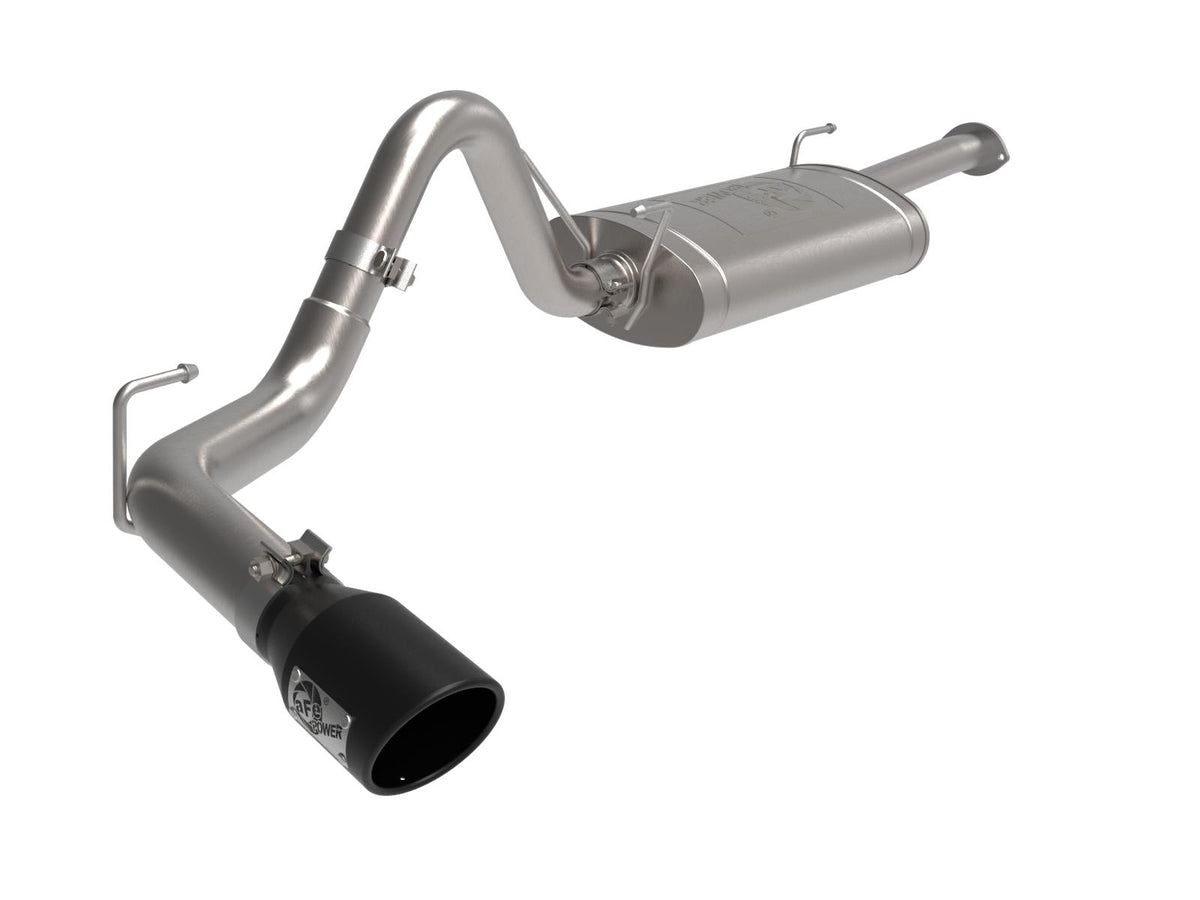 AFE Apollo GT Series 2-1/2 IN to 3 IN 409 SS Cat-Back Exhaust System w/ Black Tip Toyota Tacoma 16-22 L4-2.7/V6-3.5L - 49-46063-B