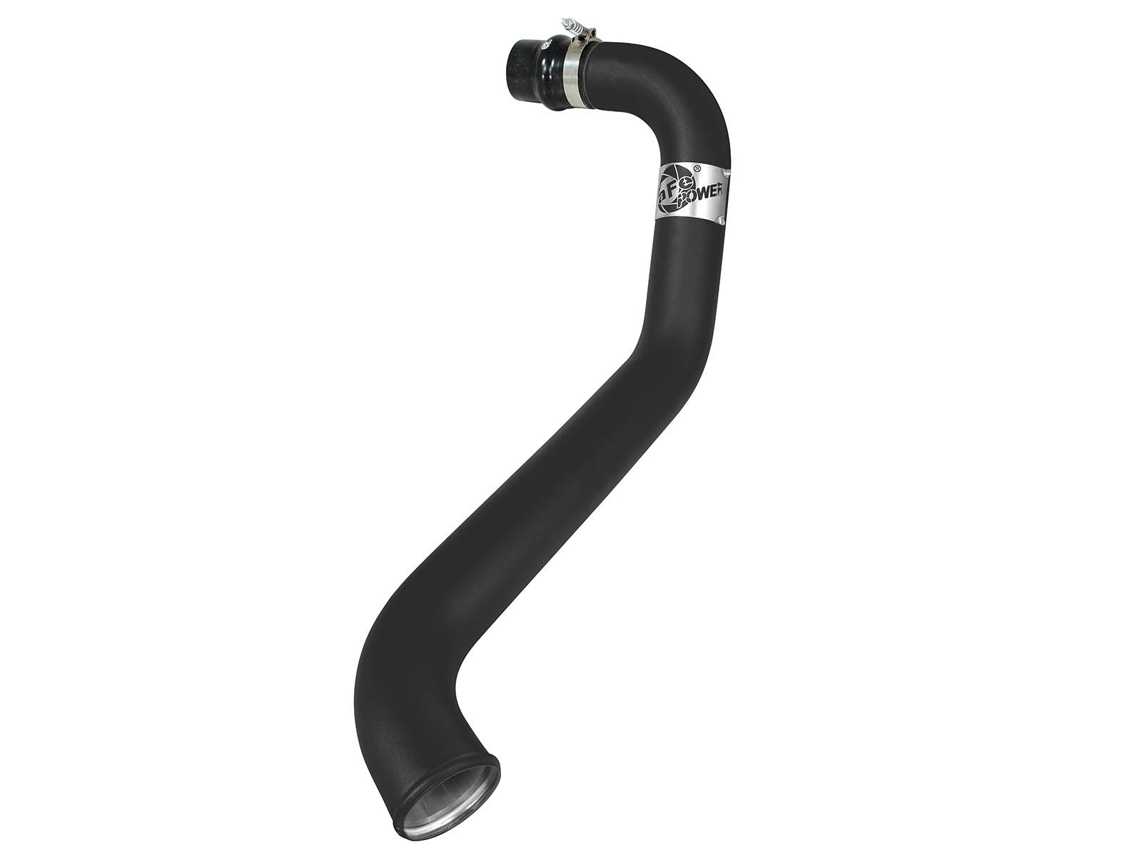 AFE BladeRunner 3 IN Aluminum Hot Charge Pipe Black (2001-2004 Silverado 2500 HD, Silverado 3500, Sierra 2500 HD, Sierra 3500) - 46-20046