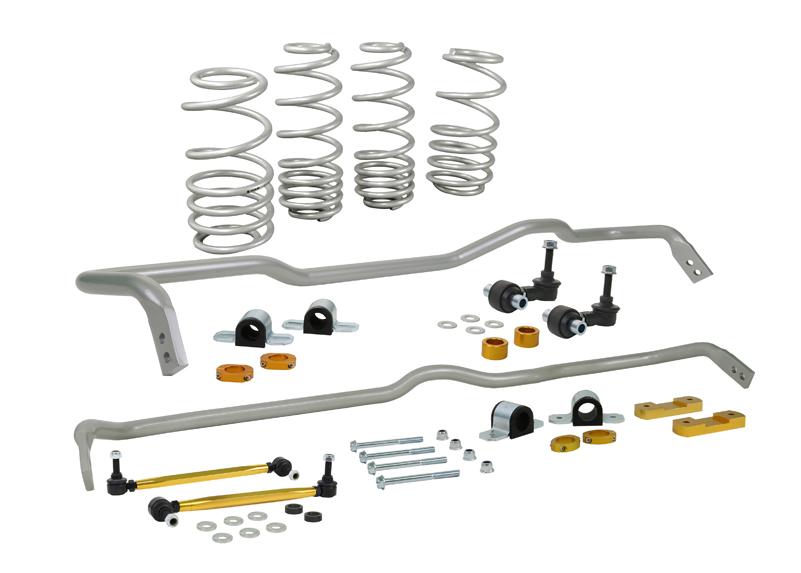 Whiteline Performance Front And Rear Coil Spring / Swaybar Kit Fits Volkswagen Golf R 15-1818 Vehicle Sway Bar And Lowered Spring Kit Contains Wsk-Vwn006 And Bwk019 Essential Does Not Fit Convertibibles Whiteline - GS1-VWN006