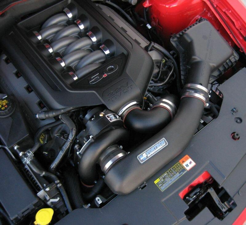 Vortech 5.0L Mustang V-3 Si Trim Intercooled Complete Kit (Polished)