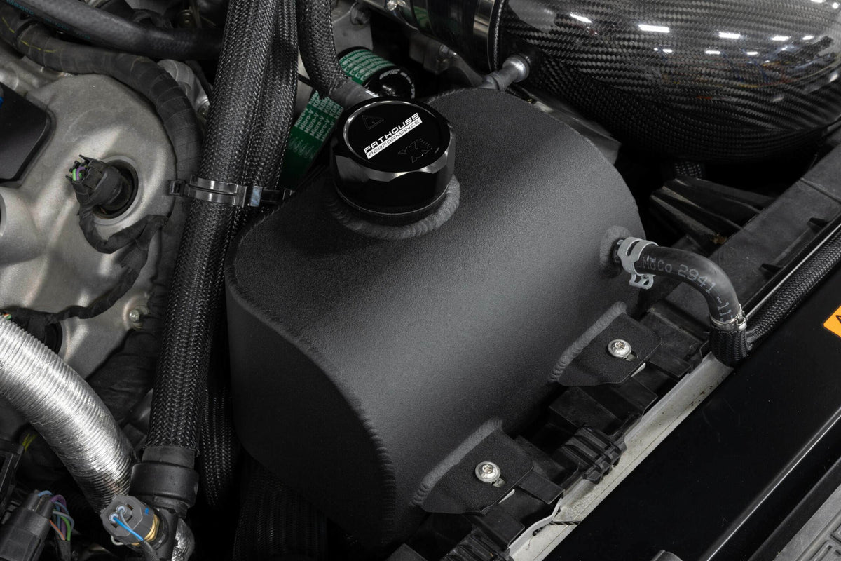 Fathouse Fabrications S550 Coolant Tank (2015-2023 Mustang)