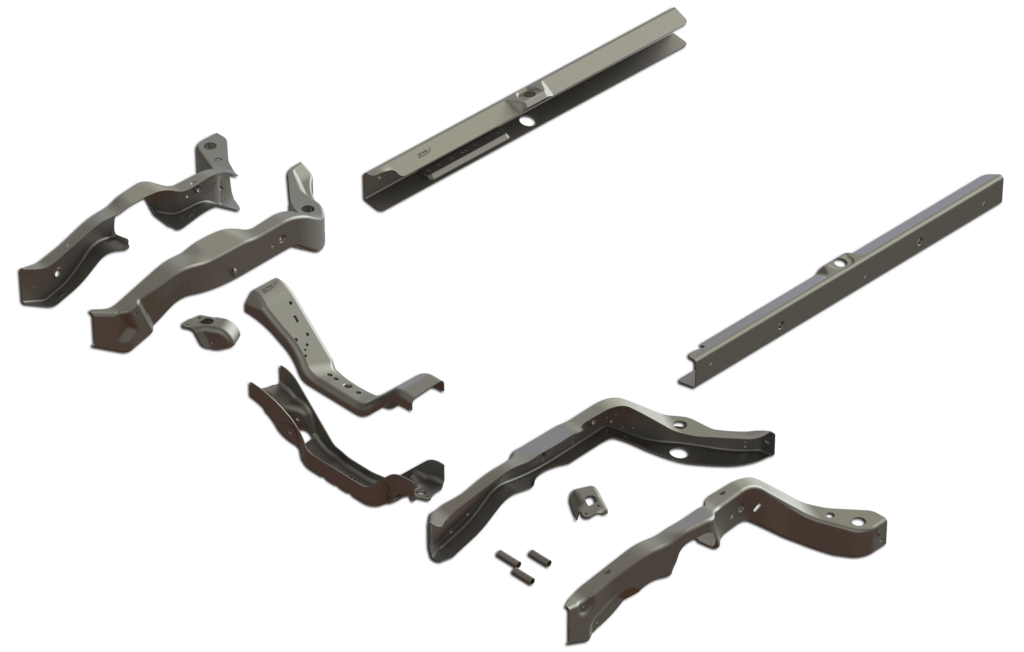 AFCO 1968-72 Chevrolet Chevelle Replacement Frame Kit AFCO - 40000