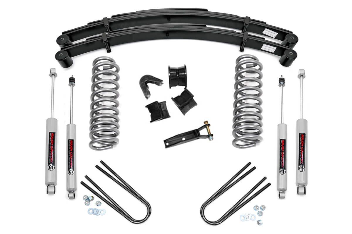 Rough Country 4-inch Suspension Lift System (1976-1976 F-150,1970-1976 F-100) - 500-70-76.20