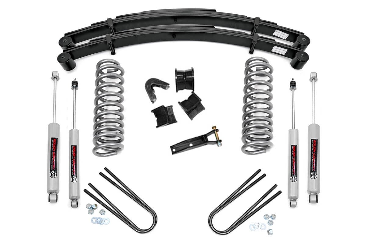 Rough Country 4-inch Suspension Lift System (1977-1979 F-150) - 500-77-79.20