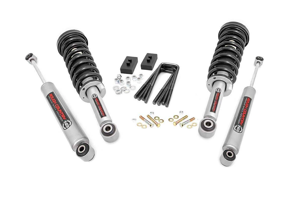 Rough Country 2-inch Strut Leveling Lift Kit (2014-2020 F-150) - 50006