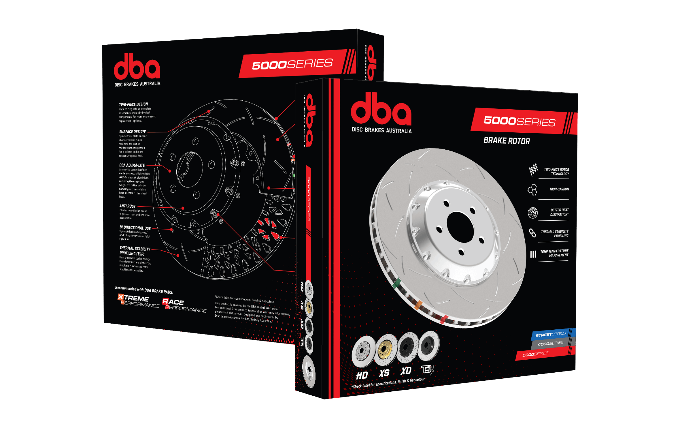 DBA 5000 Series Xd Brake Rotor - DBA52592SLVXD