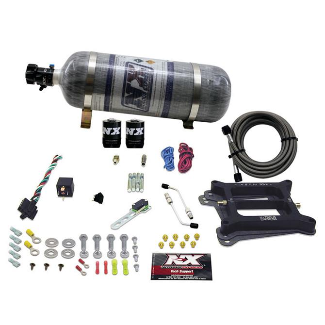 Nitrous Express 4150 4-Bbl/Gasoline (100-200-300-400-500Hp) With Composite Bottle - 50040-12