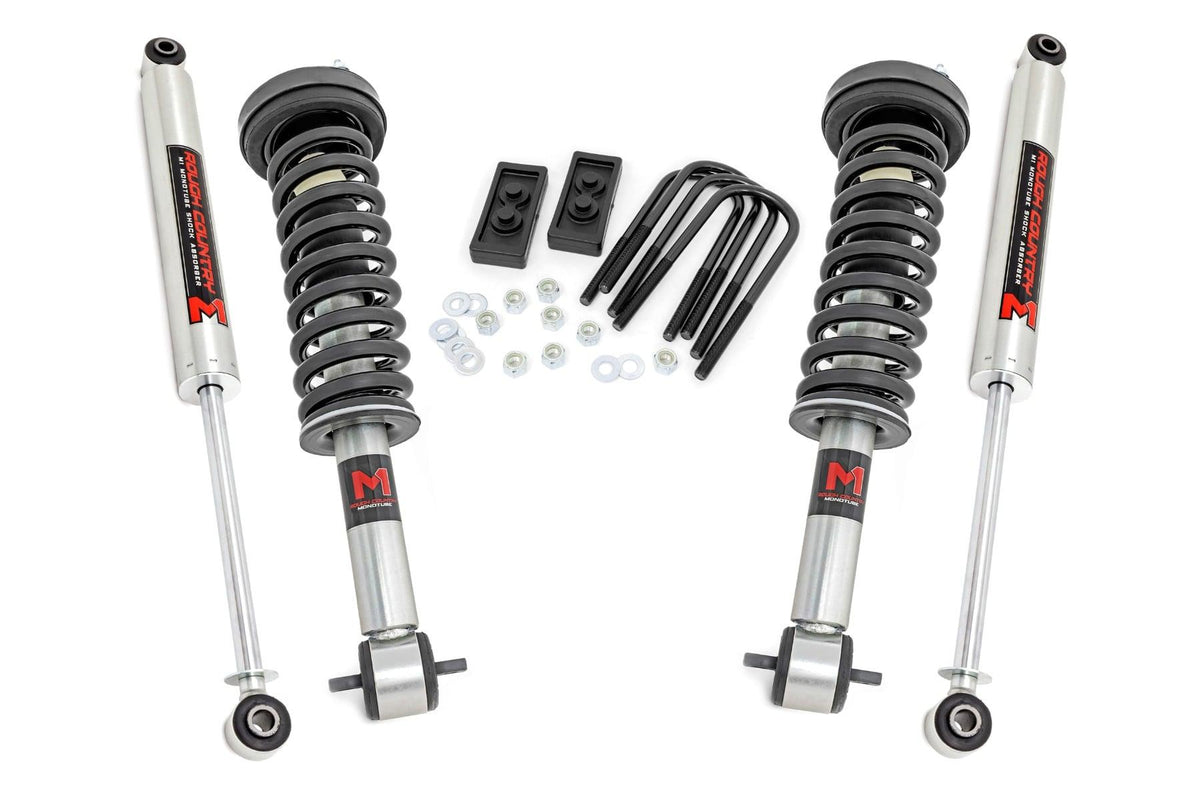 Rough Country 2 Inch Lift Kit M1 Struts/M1 Ford F-150 4WD (2014-2020) (2014-2020 F-150) - 50040