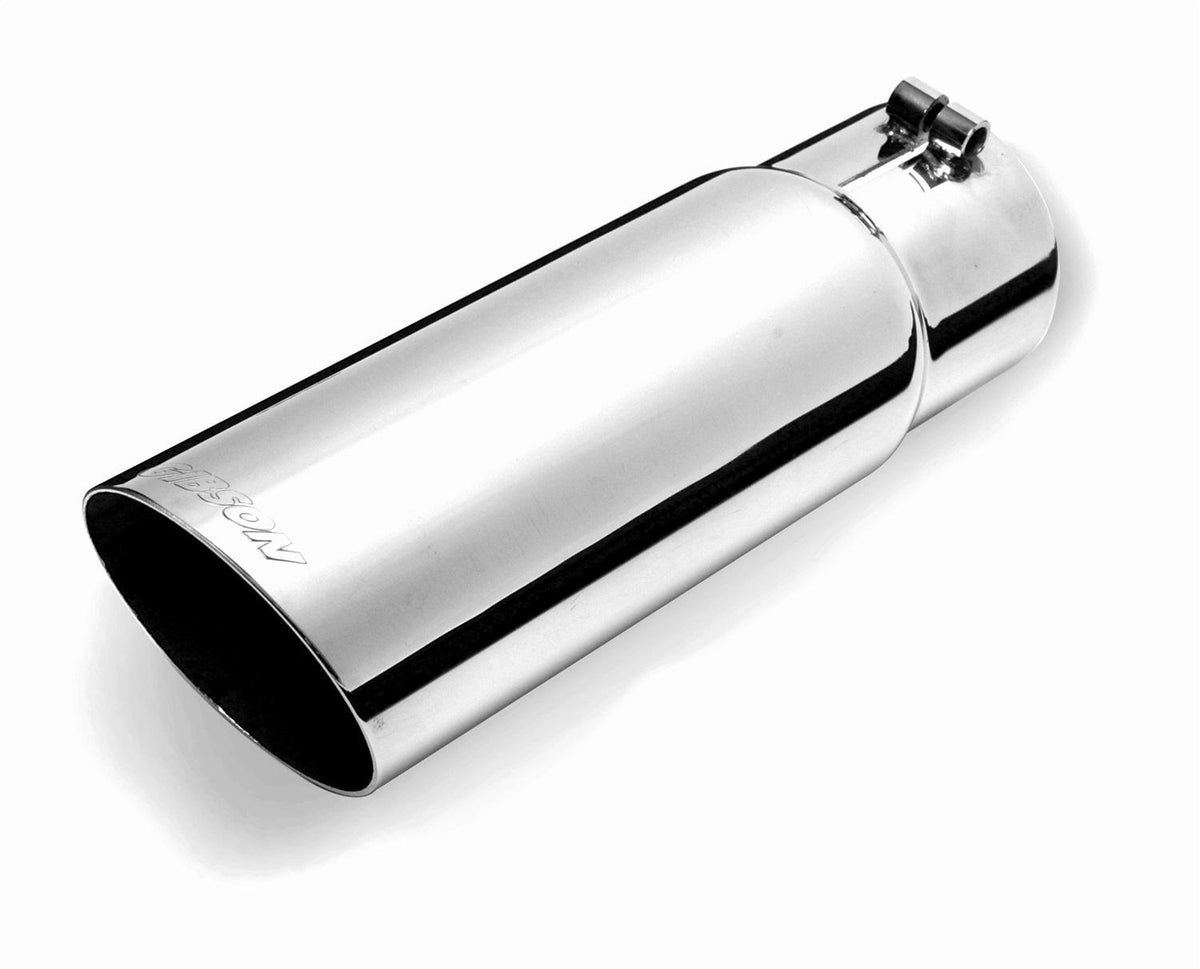 Gibson Exhaust Stainless Single Wall Angle Exhaust Tip - 500420