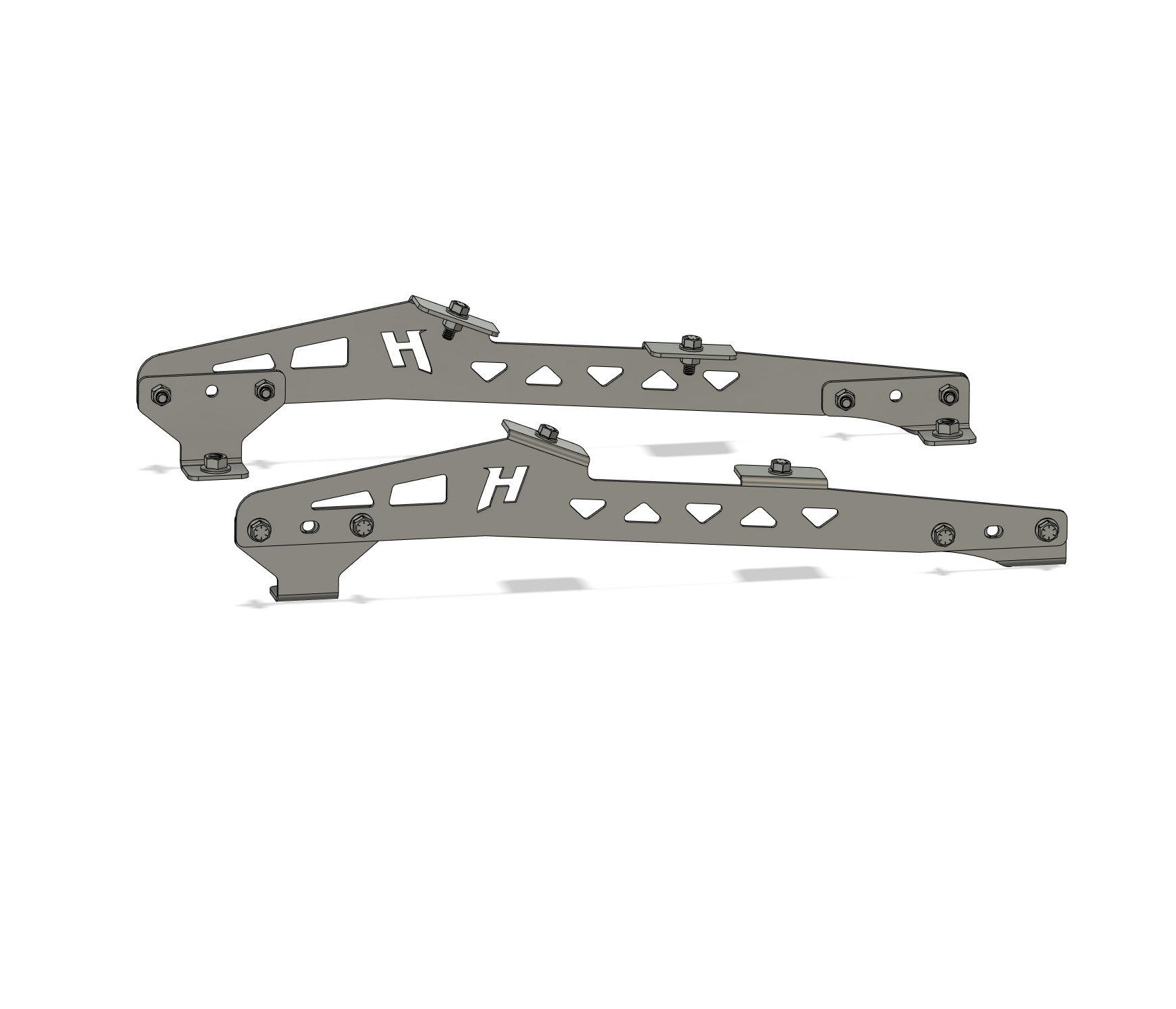 Henderson Race Shop Kirkey Pro Street Seat Mounts for 1997-2025 C5, C6, C7 and C8 Corvettes - Driver & Passenger Sets - HRS50061B