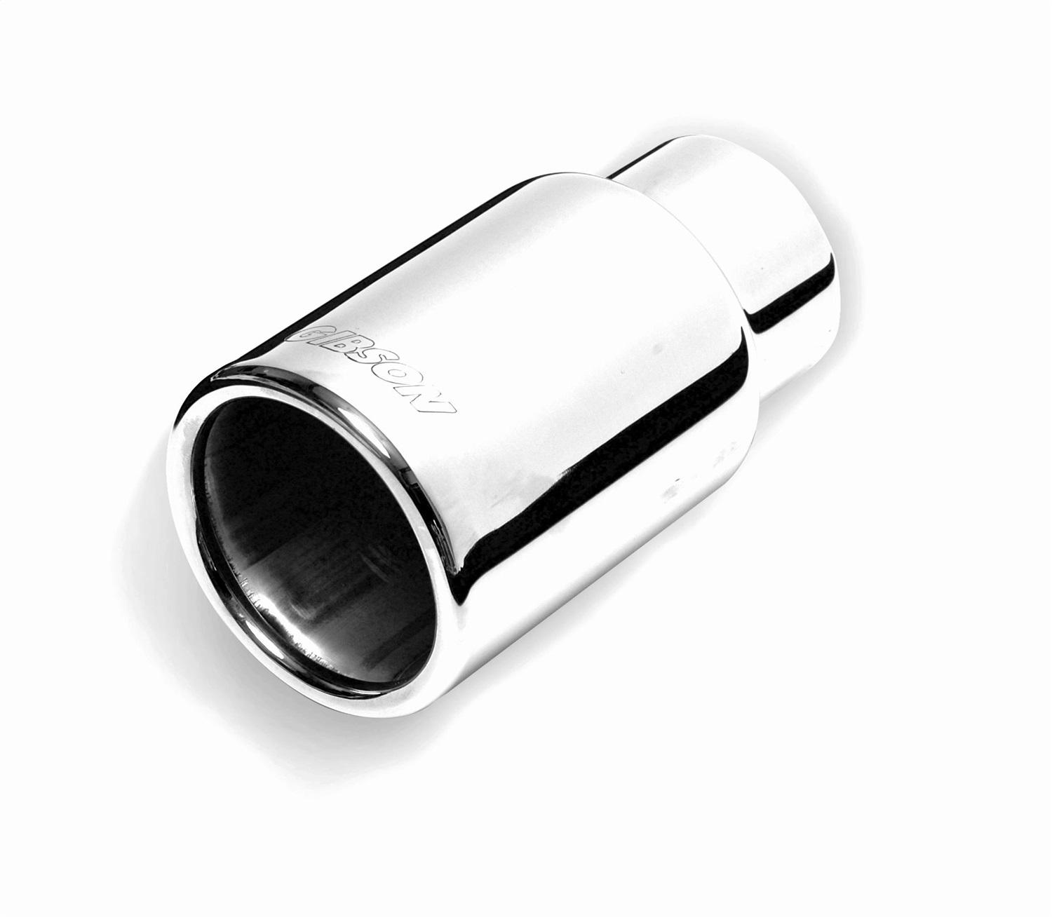 Gibson Exhaust Stainless Rolled Edge Angle Exhaust Tip - 500640