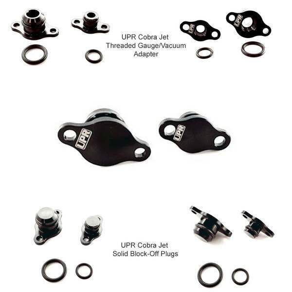 Cobra Jet Manifold Vacuum Threaded Adapter Plates - Fits Ford Performance - UPR