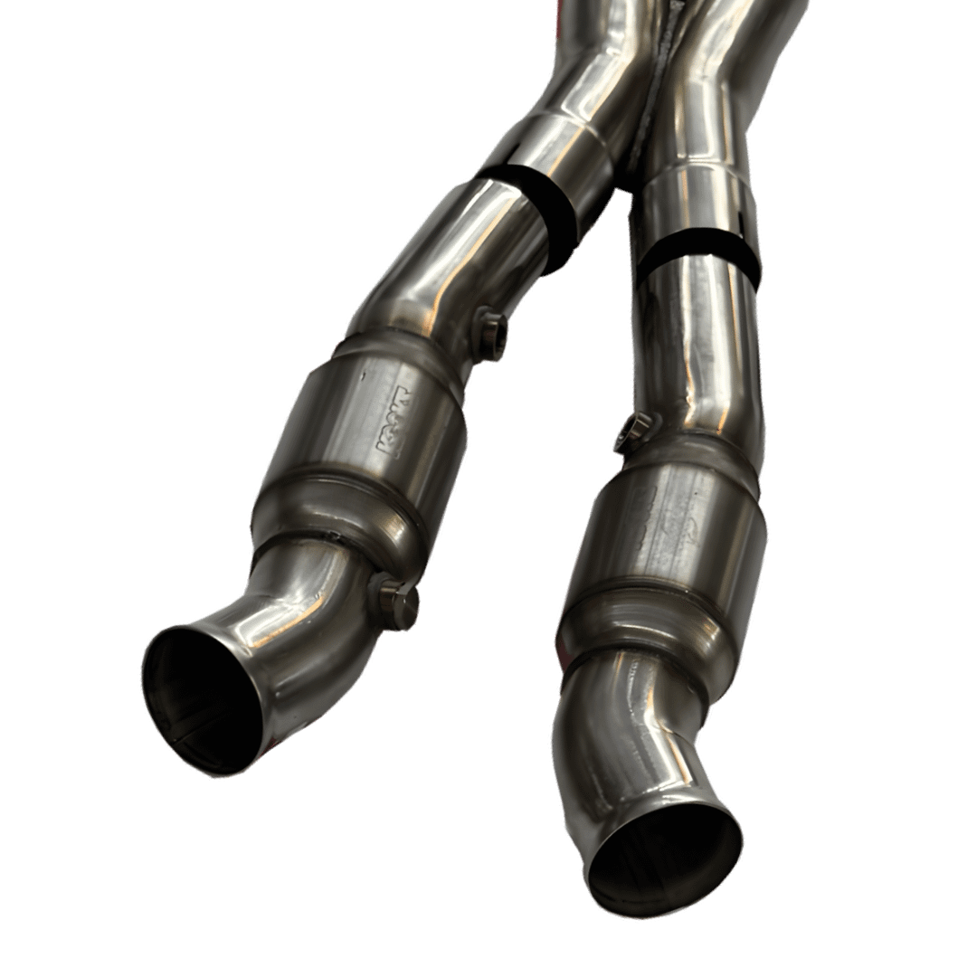 Kooks Full 3" GREEN Catted X-Pipe. 1997-2004 Corvette. Requires Headers. - 21503311