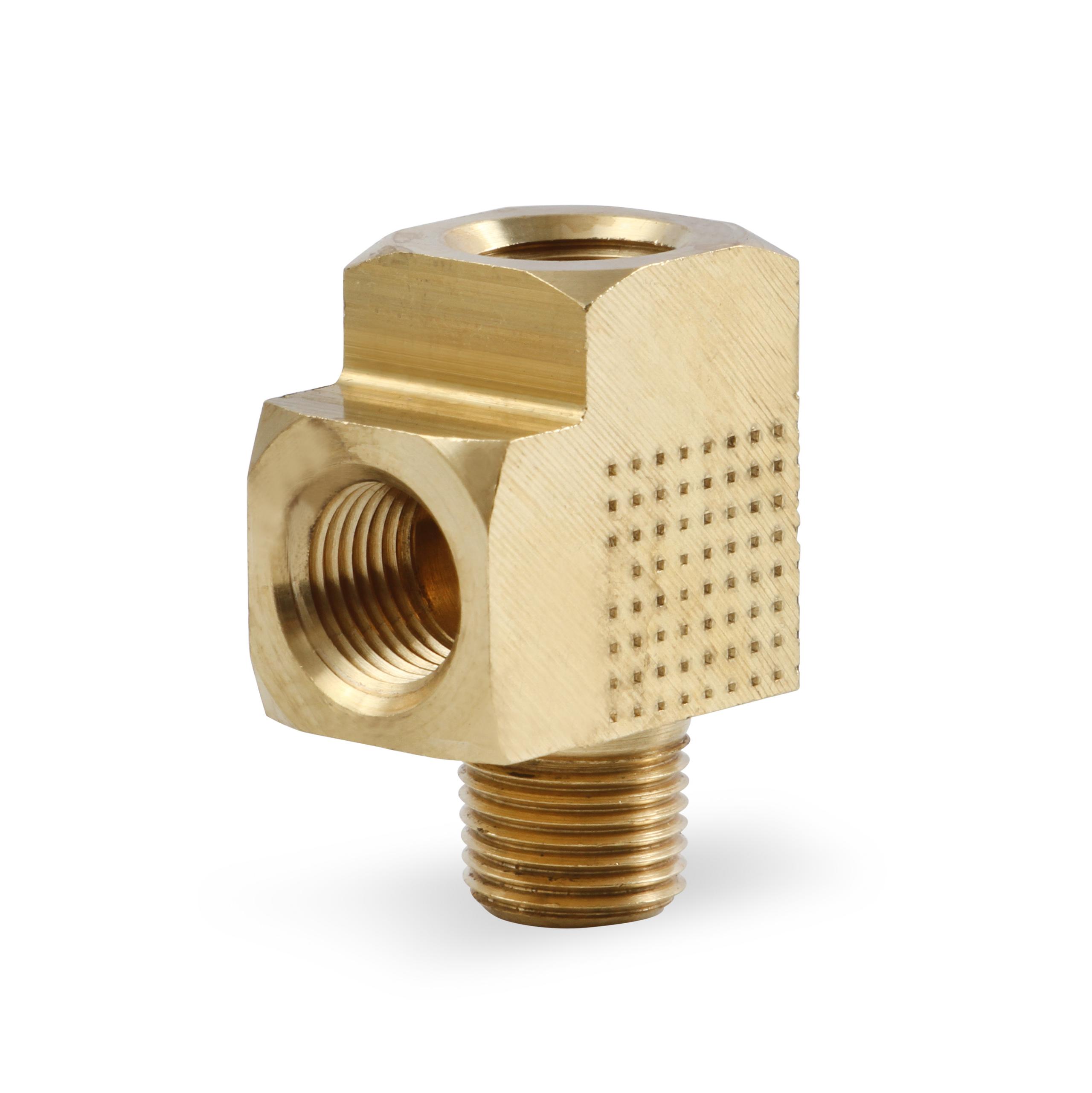NOS  Brass Adapter T Fitting. - 16775NOS