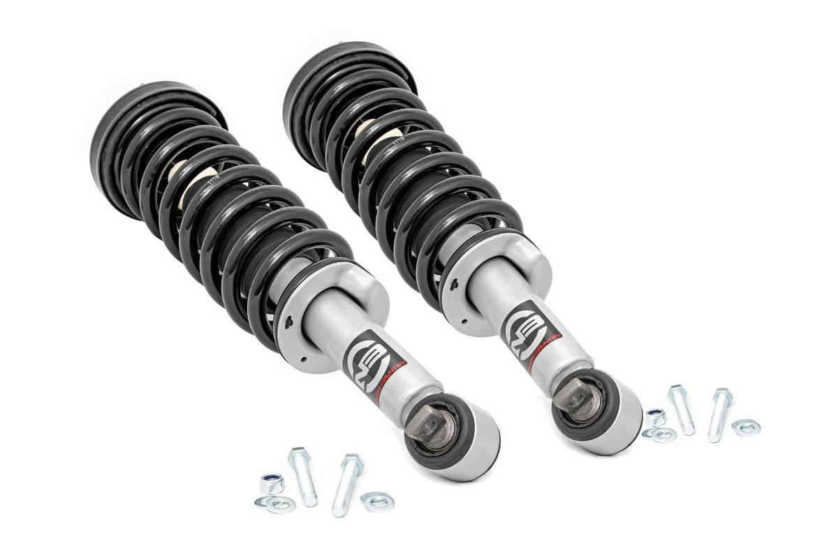 Rough Country Loaded Strut Pair Stock Ford F-150 2WD (2014-2026) (2014-2026 F-150) - 501160