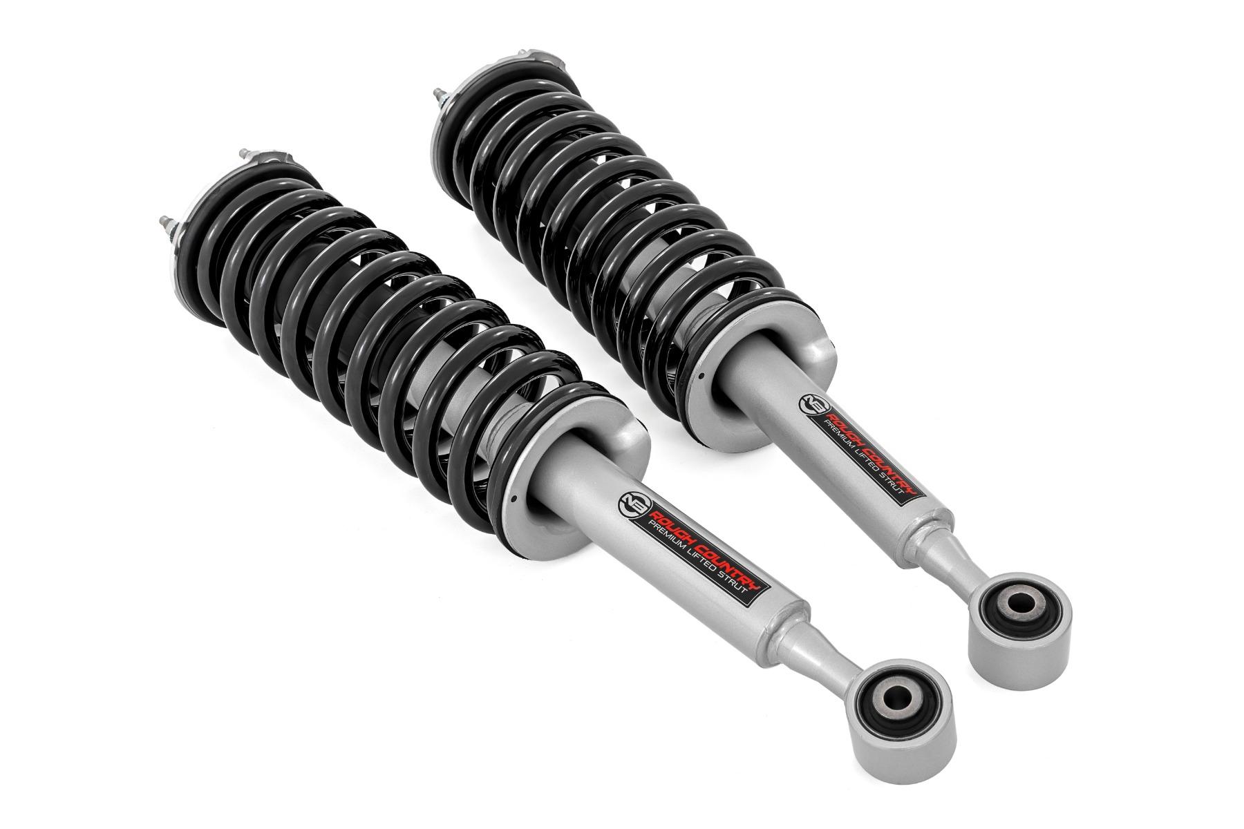 Rough Country Loaded Strut Pair 3.5 Inch Toyota Land Cruiser 4WD (2024-2026) (2024 Land Cruiser) - 501194