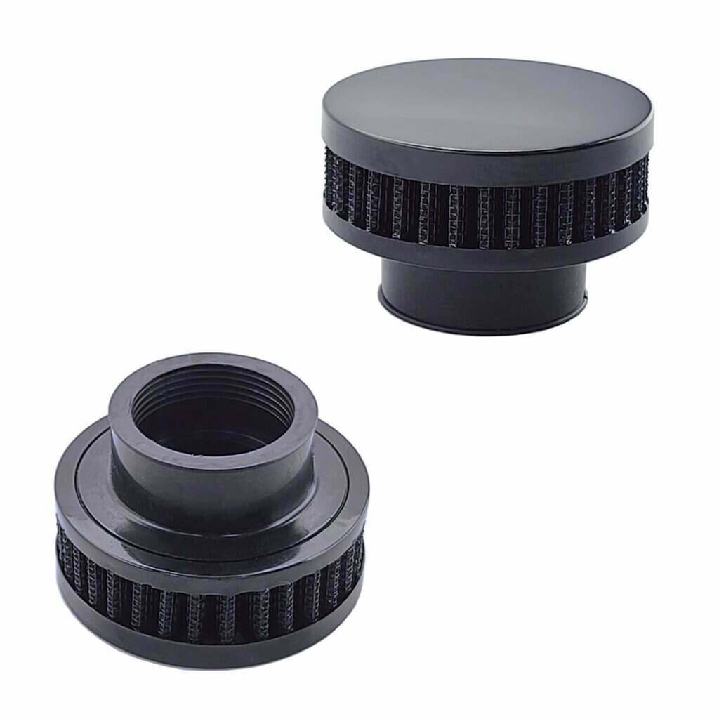 UPR Black UPR Valve Cover Breather Filter Push On - 1 Inch - 5012-08