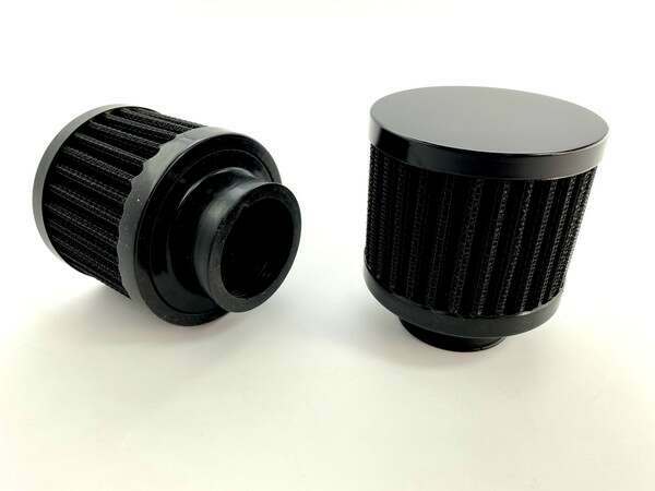 UPR Black UPR Valve Cover Breather Filter Push On - 2.5 Inch - 5012-09
