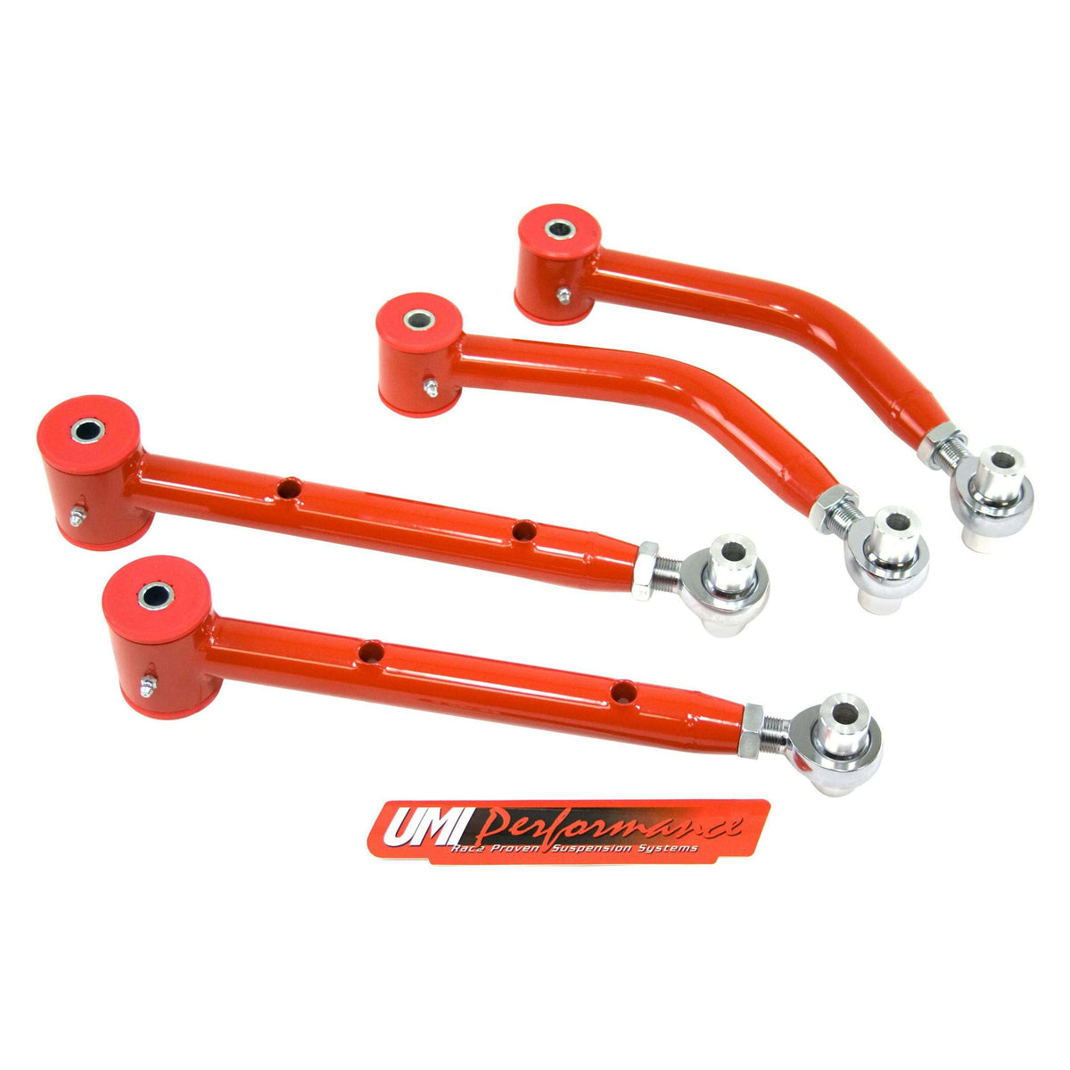 UMI Performance 1971-1975 GM H-Body Adjustable Upper & Lower Control Arm Kit - 501619-R