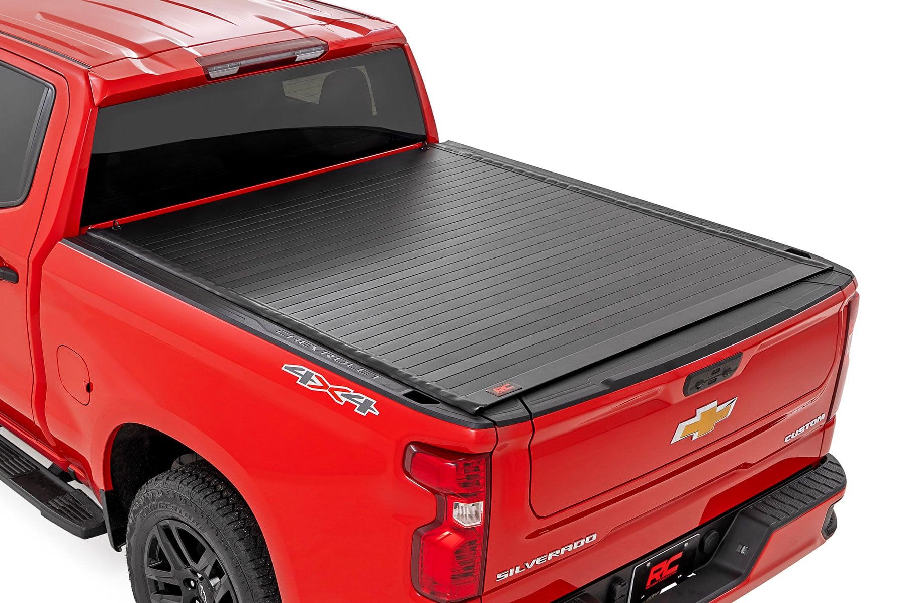 Rough Country Hard Roll Up Bed Cover 6 Foot 7 Inch Bed Chevy/GMC Sierra 1500 (19-26)/Silverado 1500 (19-26) (2019-2026 Sierra 1500, Silverado 1500, Sierra 1500 Limited, Silverado 1500 LTD) - 50210650