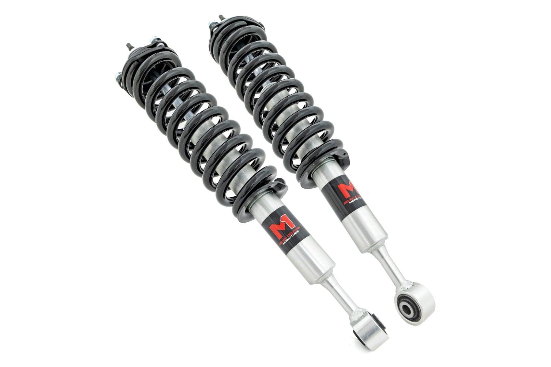 Rough Country M1 Loaded Strut Pair Stock Toyota Tacoma 2WD/4WD (2005-2023) (2005-2015 Tacoma) - 502154_B