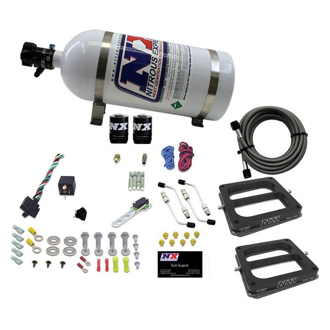 Nitrous Express Dual Dom/Gas (100-200-300-400-500Hp) With 10Lb Bottle - 50270-10